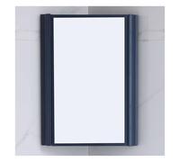ITOSUI Corner Cabinet with Mirror,Single Door Bathroom Wall Mount Mirror Cabinet,Aluminum Alloy Frame HD Mirror,Ventilation Design,for Bathroom Bedroom(Blue)
