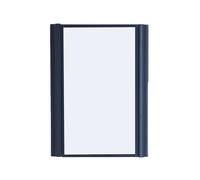 ITOSUI Corner Cabinet with Mirror,Triangle Locker Wall Cabinet,Hanging 2 Shelf Storaget,PVC Frame HD Silver Mirror,Hollow Design,for Small Space Bathroom(Color1)
