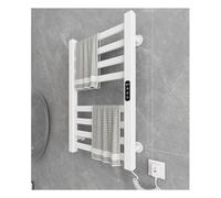 ITOSUI Heated Towel Racks for Bathroom, Electric Towel Warmer Wall Mounted 8 Bars with Built-in Timer, Towel Drying Rack with Temperature Adjustment 86-158°F / 30-70°C,A White,Right Line