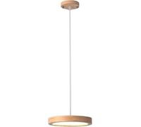 ITOSUI Nordic Simplicity Wood Kitchen Island Pendant Light Mid Century Modern Dining Room Lamp Japanese Style Creativity Round Bar Counter Chandelier for Dining Table Cafe Bedside 1-Light