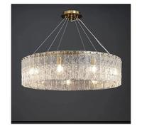ITOSUI Postmodern Creative Gold Frame Glass Chandelier Lamp Pendants for Ceiling Luxury Home Decor Led Lighting, Pendant Lights(Changeable,D100cm)