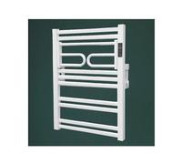 ITOSUI Stainless Steel Hot Towel Warmer,Heated Towel Drying Rack Constant Temperature,Wall Mounted Electric Towel Rack Foldable Shelf,White,Right line