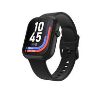 iTouch AIR 5 Smartwatch - 1.85" AMOLED Display, Bluetooth Calling, 100+ Sports Modes, Heart Rate, SpO2, Sleep & Stress Tracking, IP68, 7-Day Battery Life (Black Case w/Black Silicone Band)