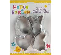 ITP G24042 Easter Steel Cookie Cutters Mould Cake Biscuit Baking Tool Decoration Set 4 Pack 25cm x 19cm x 3cm