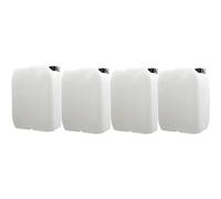 ITP Packaging 4 PACK 20 Litre Plastic Jerry Can with T/E Cap for camping, caravanning, boating water transportation and storage