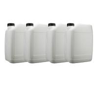 ITP Packaging 4 x Heavy Duty 20 Litre Anti Glug Ecovent Jerry Can Plastic Water Tank/Carrier for Camping with Eco Vent Design Food Grade Un Approved