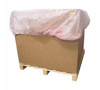 ITP Packaging Elasticated Standard Pallet Covers Pack of 10 Reusable PINK Waterproof Pallets Cover/Topper Suitable For Standard 1000x1200mm to Protect from Dust, Dirt & Rain