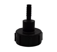 ITP Packaging IBC S60x6 (2 inch) Female to (0.5 inch) Hose Tail | Adapter Fitting to Connect Flexible Tubing to Intermediate Bulk Container