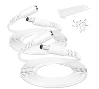 Itramax 12V DC Flat Extension Cable 3M/10FT,2Pack 5.5mmx2.1mm Extender Cord | DC5521 Female to Male Barrel Jack Power Supply Lead for CCTV IP Security Camera,DVR,NVR,LED Strip,TP-Link Tapo C200 C310