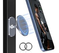 Itramax Gym Magnetic Phone Holder for MagSafe,360° Adjustable Alloy Cell Phone Stand Holder,Dual Magnet Portable Gym Workout Mount with Magnetic Ring for iPhone 17 16 15 14 13 12&Smartphones,Men/Women