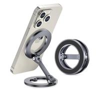 Itramax Magnetic Golf Cart Phone Holder for iPhone 17 Air,Alloy Golf Cart Phone Mount,Dual Sided Magnetic Ring Stand for iPhone 16 Pro Max Plus 15 14 13 12 Mini,Mag/Safe Case,EZGO,Club Car,Yamaha,Icon