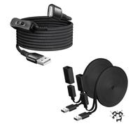 Itramax USB On/Off Switch Cable 1M 1-Pack & Flat USB Extension Cable 3M 2-Pack