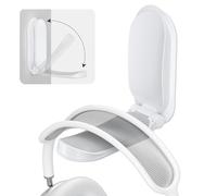 Itramax Wall Mount Headphone Hanger,Magnetic Headset Holder for Desk,1 Pack Adhesive Monitor Headphone Holder,Foldable Sticky PC Gaming Headset Earphone Stand Hook for AirPods Max,Bose,Xbox-White
