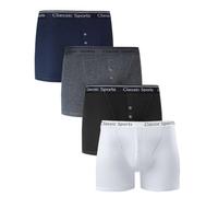 ITRAT Men's Classic Boxers with Elastic Waistband Button Fly Boxer Shorts in Stretch Fit Design Breathable Assorted Colour Boxers Shorts Trunks Underwear for All Occasion Multipack (XL)