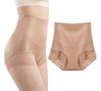 ITRAT Tummy Control Knickers for Women High Waisted Shapewear Pants, Seamless Body Shaper Underwear, Hold Me In Knickers for Tummy & Waist Support, Slimming Pull In Briefs for Dresses (XXL,Nude)