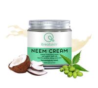 itreatskin Neem Cream for Summer - 120 mL Organic Itch Relief Cream and Antifungal Cream with Natural Neem Plant, Chamomile and Oat Oils