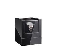 ITRHJTGP Automatic Watch Winder Box Single Watch Winder Wooden Shaker Box Automatic Glass Storage Case for Winding a Watch(Type1-color1)