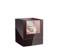 ITRHJTGP Automatic Watch Winder Box Single Watch Winder Wooden Shaker Box Automatic Glass Storage Case for Winding a Watch(Type1-color3)