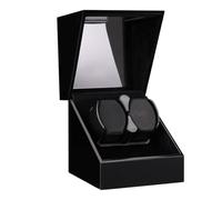 ITRHJTGP Automatic Watch Winder Box Single Watch Winder Wooden Shaker Box Automatic Glass Storage Case for Winding a Watch(Type2-color1)