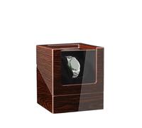 ITRHJTGP Automatic Watch Winder Box Single Watch Winder Wooden Shaker Box Automatic Glass Storage Case for Winding a Watch(Type1-color4)