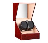 ITRHJTGP Automatic Watch Winder Box Single Watch Winder Wooden Shaker Box Automatic Glass Storage Case for Winding a Watch(Type2-color2)