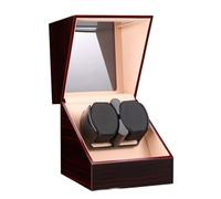 ITRHJTGP Automatic Watch Winder Box Single Watch Winder Wooden Shaker Box Automatic Glass Storage Case for Winding a Watch(Type2-color3)