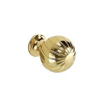 ITRHJTGP Drawer Handles 2pcs Drawer Pulls Retro Round Dresser Knobs Metal Single Hole Cabinet Pulls Cabinet Hardware Handle(Bright Golden Color)