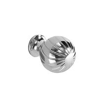 ITRHJTGP Drawer Handles 2pcs Dresser Knobs Retro Round Metal Single Hole Cabinet Pulls Cabinet Hardware Handle for Closet Drawer Dresser(Bright Silver)