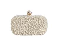 ITRHJTGP Evening Clutch Mini Double-sided Size Pearl Embroidered Bead Large Buckle, Hand-held Dinner Bag, Diagonal Cross for Women
