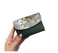 ITRHJTGP Ladies Purse Cow Leather Short Wallet Women Genuine Cowhide Card Holder Purse Ladies(Green)