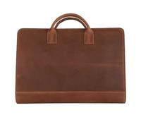 ITRHJTGP Leather Messenger Bag Men Leather Retro Men Briefcase For 15.6" Laptop 7.9" Handbag Business Portfolio Organizer Travel Office Bag(Brown)