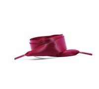 ITRHJTGP Satin Shoelace 1 Pair Satin Ribbon Shoelaces For Sneaker Shoe Laces Canvas 2cm Width 80cm/100cm/120cm Length Shoelace for matching(Dark red,100cm)