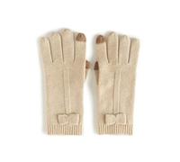 ITRHJTGP Winter Gloves Winter Touch Screen Gloves Women Soft Warm Stretch Knit Mittens Full Finger Guantes Female Crochet(102 Beige)