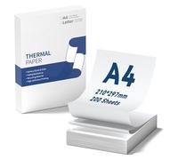 ItriAce Folding Thermal Printer Paper, Thermal Paper A4, Compatible with M832 and Other A4 Portable Printers, 8.27 "x11.69-200 Sheets