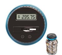 Itrimaka Digital Counting Coin Bank - Portable Auto Coin Counter Saving Pot - Money Saving Jar