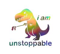 itrimaka Dinosaur Car Stickers - Car Truck Stickers Bumper Sticker Dinosaur Decal,Fun Letters Anti UV Long Term Adhesive Car Stickers for Cars Laptop Window Walls Home Decor