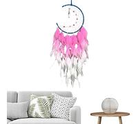 itrimaka Moon Dream Catcher, Led Moon Dream Catcher Decor, Wall Decorations Ornaments Dreamcatchers Blessing for Kids Family Friends