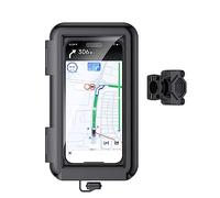 itrimaka Phone Mount Waterproof,Handlebar Phone Bag | 360° Rotatable Phone Holder, Cell Phone Mount for Motorcycle, Fit Handlebars of, Scooter
