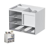 itrimaka Stationary Organizer | Desk Organizer Tabletop Stationery Holder Storage Box,Stationery Accessories Pen Organizer Multifunctional Large Capacity for Dorms School