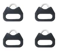 ITROLLE Black 2 Pairs Camera Strap Adapter Buckles Stainless Steel Triangle Sleeves