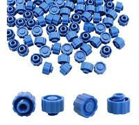 ITROLLE Blue Luer Lock Caps 100PCS, PP Material, Sterile, for Feeding Tubes Lab Supplies