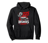It's 225 Degrees Somewhere Funny BBQ Smoker Grill Quote Pullover Hoodie