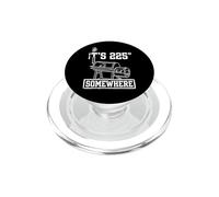 It's 225 Somewhere Funny BBQ Smoker Grill Dad Funny Grilling PopSockets PopGrip for MagSafe