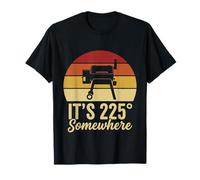It's 225 Somewhere Funny BBQ Smoker Pellet Grill T-Shirt