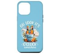 It's 5 OClock Somewhere Drinking Parrot Coffee O Clock Time Case for iPhone 12 Pro Max