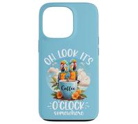 It's 5 OClock Somewhere Drinking Parrot Coffee O Clock Time Case for iPhone 13 Pro
