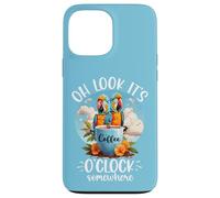 It's 5 OClock Somewhere Drinking Parrot Coffee O Clock Time Case for iPhone 13 Pro Max