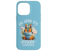 It's 5 OClock Somewhere Drinking Parrot Coffee O Clock Time Case for iPhone 14 Pro Max