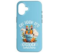 It's 5 OClock Somewhere Drinking Parrot Coffee O Clock Time Case for iPhone 16