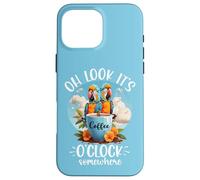 It's 5 OClock Somewhere Drinking Parrot Coffee O Clock Time Case for iPhone 16 Pro Max